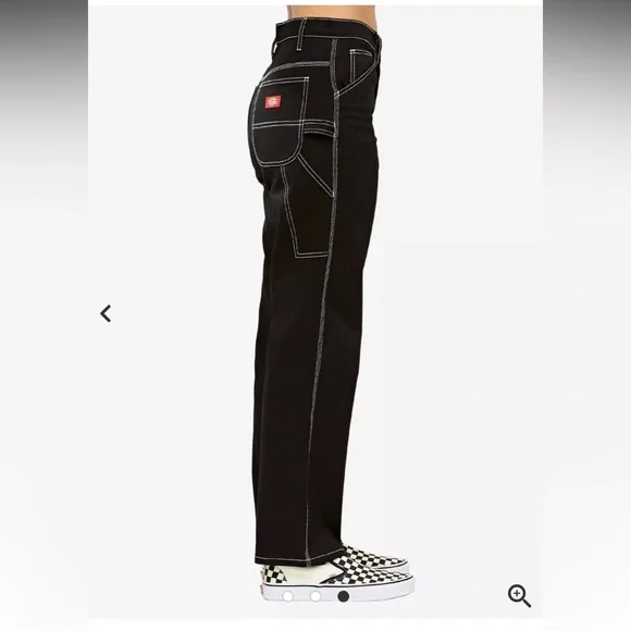 Dickies - Black Contrast Carpenter Pants - Picture 3 of 9